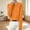 Orange, variant on Only Moment Black Long Sleeve Shirts for Women Crew Neck Business Casual Work Tops, Pullover Short Sweater, Comfy Knit Light, Basic Classic Fashion Winter Layer Outfits M