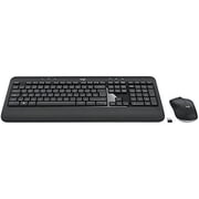Logitech MK540 Advanced Wireless Keyboard with Wireless Mouse Combo -- Full Size Keyboard and Mouse, Long Battery Life, Caps Lock Indicator Light, Hot Keys, Secure 2.4GHz Connectivity (MK540)