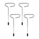thumbnail image 2 of Anclajes para pesca en hielo Anclajes para pesca en hielo Clavos para inserción en hielo de alta resistencia Pesca en hielo 4 piezas, 2 of 9