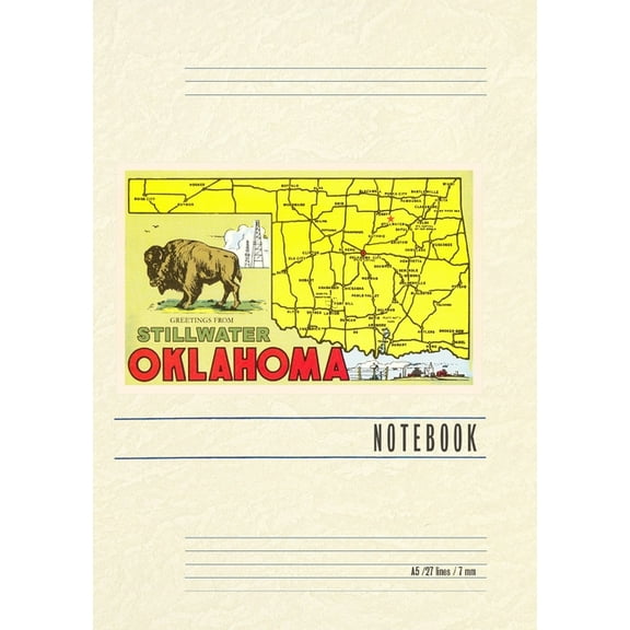 Vintage Lined Notebook Greetings from Stillwater, (Paperback)