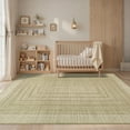 thumbnail image 3 of Nasitip Modern Geometric Stripe Camel 8'x10' Area Rugs for Living Room Soft Low Pile Non-Sliping, Machine Washable, 3 of 7
