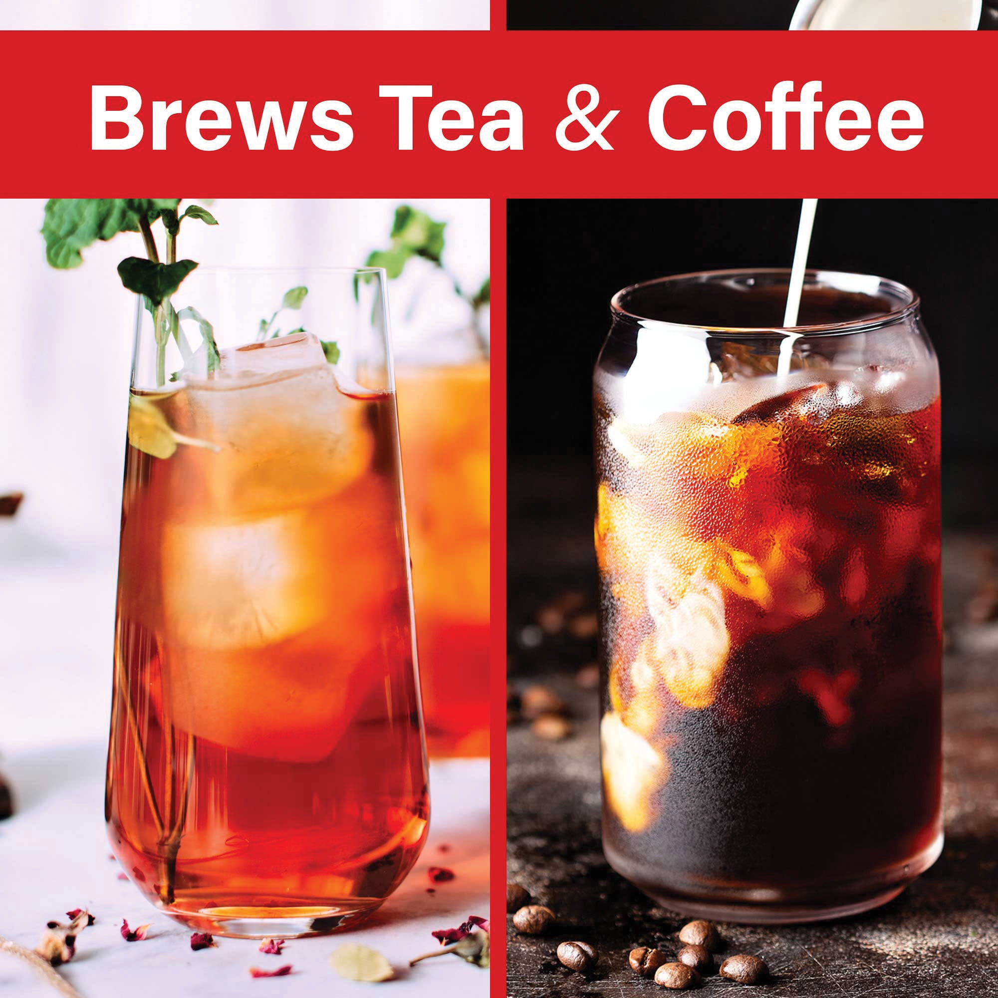 Brentwood Iced Tea and Coffee Maker (Blue), KT-2150BLPT