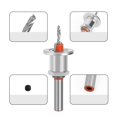 thumbnail image 4 of maskred Adjustable Woodworking Drill Bit Countersink Round Shank Steel for Precise Drilling 3mm 1Set, 4 of 6