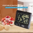 thumbnail image 3 of Yeacher Digital Kitchen Timer with Strong Magnet Back Stand Hanging Hole Loud Alarm Large LCD Display Cooking Timer Clock for Time Management Workout Baking Egg Timer, 3 of 7