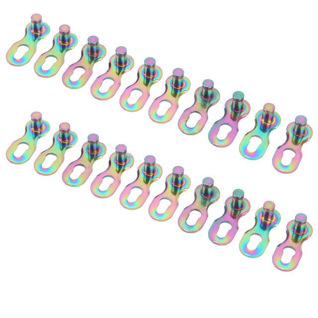 Conector de Cadena ANGGREK Eslabón de Cadena de Acero al Manganeso 8 Velocidades Colorido Pulido CNC