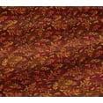 thumbnail image 4 of oneOone Cotton Jersey Brown Fabric Batik Fabric For Sewing Printed Craft Fabric By The Yard 58 Inch Wide, 4 of 4