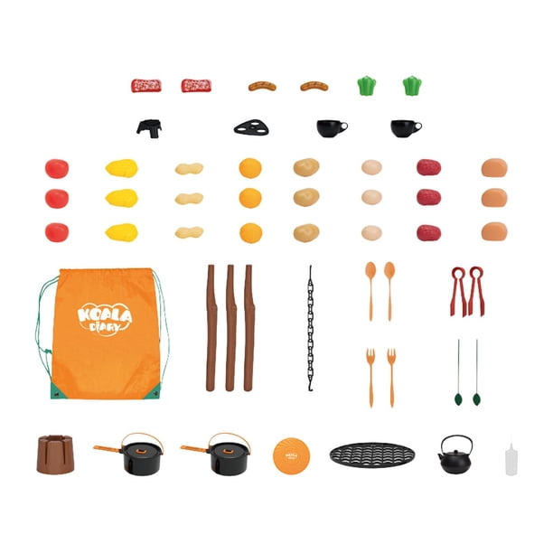 Juego de juguetes para fiesta de té para acampar, juguetes de cocina , juguetes para juegos de rol para niñas y niños, regalos de cumpleaños
