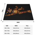 thumbnail image 4 of Manta polar con aire acondicionado Five Nights At Freddy'S, súper suave, acogedora y cálida, para sofá, sala de estar, dormitorio, modelos verticales de varios tamaños, 4 of 8