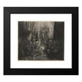 thumbnail image 2 of Rembrandt van Rijn 14x12 Black Modern Framed Museum Art Print Titled - The Three Crosses (circa 1653-1655), 2 of 5