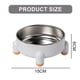 thumbnail image 2 of Laklulu Cuencos Desmontables para Perros, Cuencos de Acero Inoxidable para Perros, Cuencos de Agua para Comida para Perros, Cuenco de alimentación para Mascotas, Inoxidable, 150 * 60 mm, 2 of 5