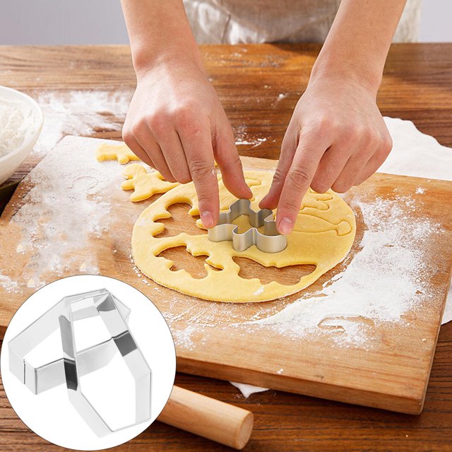 BALAHAPY 5Ud Para Hornear Galletas De Acero Inoxidable Resistente Para Repostería