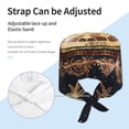 thumbnail image 3 of Cauagu Dreamcatcher With Mandala Pattern 1 Pcs Working Caps,Adjustable Working Hats Elastic Scrub Hats Nurse Scrub Cap Nurse Hats Elastic Tie Back Hats Unisex,One Size, 3 of 7