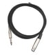 thumbnail image 3 of Cable adaptador de conector jack mono de 6,35 mm a XLR hembra de 3 pines para micrófono de audio 1.8m, 3 of 6