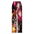 thumbnail image 5 of Demon Slayer Pajama Pants Long Sleep Pants Soft Elastic Waist PJ Bottoms Lounge Pants, 5 of 7