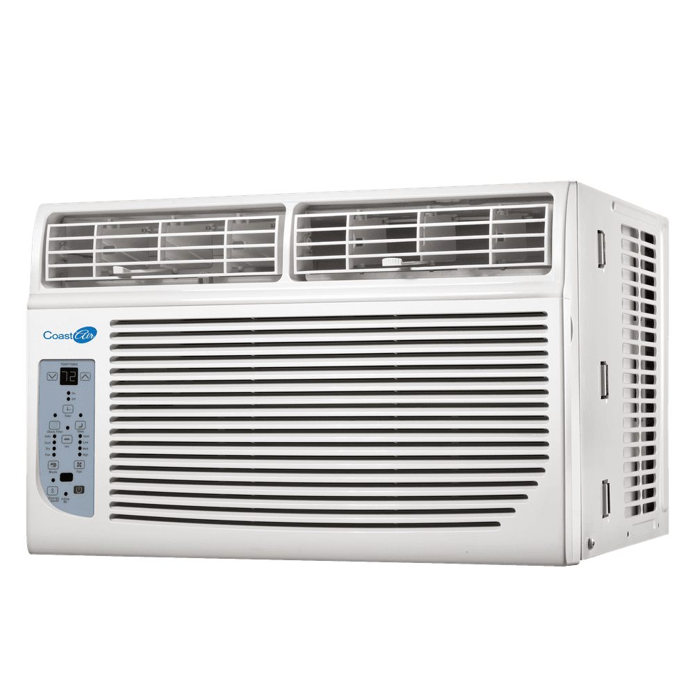 Coast Air CEW081BS 8,000 BTU Window Air Conditioner Unit w Remote & Mounting Kit