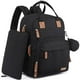 thumbnail image 1 of iniuniu Mochila para pañales, kit 4 en 1, grande, unisex, mochila de viaje impermeable para bebés, niños y niñas, con bolsa para pañales, cambiador lavable, estuche para chupete y correas para cocheci, 1 of 5