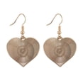 thumbnail image 2 of Something Different Heart Dangle Earrings, 2 of 3