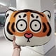 thumbnail image 2 of Cojín de sofá de doble cara, decoración en forma de tigre gordo, almohada de juguete de peluche para el hogar, regalo del año del tigre, tigre encantador, 48cm, 2 of 5