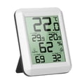thumbnail image 4 of Ounissouiy Termómetro digital LCD Higrómetro Medidor electrónico de temperatura y humedad Registros MIN / MAX Estación meteorológica interior Termómetros, 4 of 8