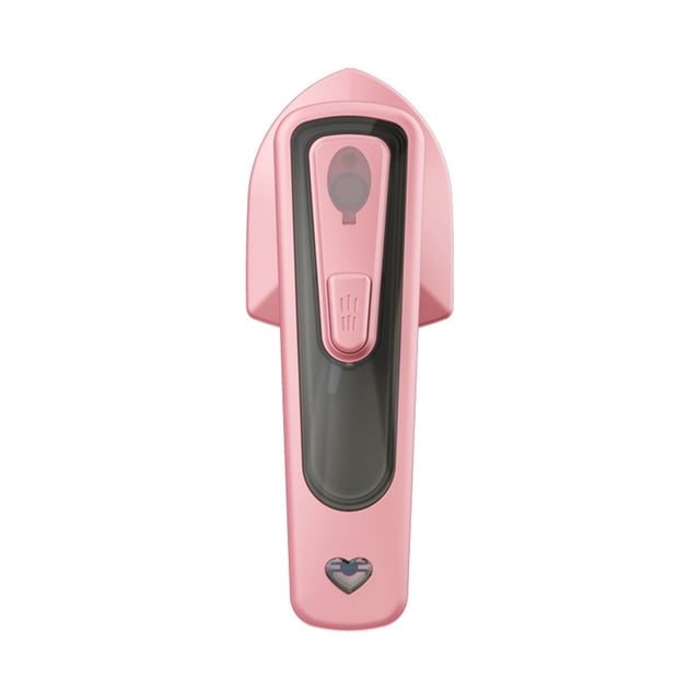 Plancha de vapor de mano para ropa Mini máquina de planchado a vapor portátil para ropa pequeña para viajes Hogar Enchufe UE rosa