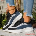 thumbnail image 2 of Women's Arch Support Walking Shoes Orthotic Fashion Cushion Sneakers Tennis Shoes Comfortable for All Day Walking Black Size 8.5, 2 of 5