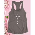 thumbnail image 3 of I Heart You Mom Crosswords Racerback Tank Women -Image by Shutterstock, Female Small, 3 of 4