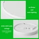 thumbnail image 5 of Lámpara de techo LED de montaje empotrado Lámpara de techo redonda de 24 W para cocina Dormitorio Pasillo (6500-7000K Blanco, 5 of 8