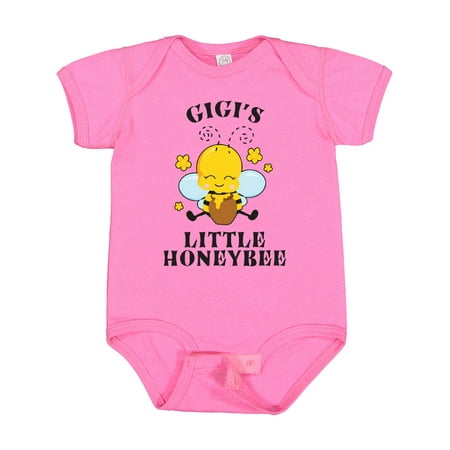 

Inktastic Cute Bee Gigi s Little Honeybee with Stars Gift Baby Boy or Baby Girl Bodysuit