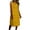 Yellow, variant on Women's Dresses Summer Plus Size Sleeveless V-Neck Solid Color Shift Summer Casual Leisure Loose Beach Party Maxi Dresses with Side Pockets