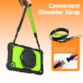 thumbnail image 4 of for Samsung Galaxy Tab A11 Case 8.7 inch, 360 Rotating Shockproof Cover with Stand, Handle, Shoulder Strap (2025, SM-X133/X135), Lime Panel, 4 of 7