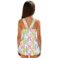 thumbnail image 2 of FOR U DESIGNS Girls One Piece Swimsuit with Skirt Sleeveless Tank Bathing Suit Swimwear with Short Bathing Suit Easter Gifts for Kids, Rabbit Easter Egg, 2 of 7