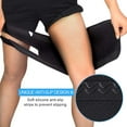thumbnail image 4 of Support Sleeve - Compression Hamstring Wrap with Anti-Slip Silicone Strips, Quadriceps Support for Sports Recovery and Workouts, 4 of 8