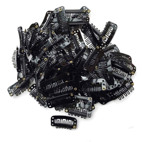 Beastres Hair Clips,Hair Accessories,U Snap For Shape Black Hair Wigs Clips Extensions Weft 40PCS wig,Hair Barrettes for Women,Hair Bows,Barrettes for Women,Black