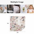 thumbnail image 5 of Vintage Pink Flowers Cloth Napkins, Spring Floral Butterfly Retro Art Washable and Reusable Dinner Napkins Set of 2, Table Napkin for Kitchen Party Birthday Wedding Hotel Housewarming 20"x20", 5 of 9