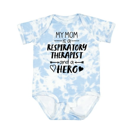 

Inktastic My Mom is a Respiratory Therapist and a Hero Boys or Girls Baby Bodysuit