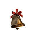 thumbnail image 3 of Bible Verse Christmas Ornament Gold Bell Scripture Hanging Decoration Religious Holiday Tree Decor with Inspirational Engraved Words, 3 of 3