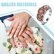 thumbnail image 3 of Minnieouse Anillo gran piedra ovalada moda encanto joyería dedo accesorios Iris piedra de nacimiento mujeres boda compromiso propuesta Accesorios de disfraces Naranja 10 # Minnieouse AP014923-12, 3 of 6