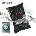 thumbnail image 6 of Cauagu Vintage Wolf Warrior Print Pillow Covers with Envelope Closure,1PC Pillow Cases Decorative Pillow Case for Bed & Couch, Pillows Not Included-20"x30", 6 of 6