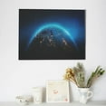 thumbnail image 6 of Balery Planet Earth Pattern Canvas Decorative Picture – 30x40in Premium Wall Art, Modern Canvas Print for Home Decor（Horizontal）, 6 of 6