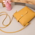 thumbnail image 2 of Bolso De Hombro Tipo Cubo Bolso de hombro tipo cubo para mujer, bolso de teléfono sólido, bolsos cruzados a la moda, monedero (amarillo) Likrtyny Para Estrenar, 2 of 3