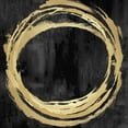 thumbnail image 3 of Harris, Natalie 12x12 Black Modern Framed Museum Art Print Titled - Circle Gold on Black II, 3 of 5