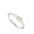 thumbnail image 4 of CHOOSE YOUR COLOR White Simulated Opal Christian Fish Ring .925 Sterling Silver Band CZ Female Size 7, 4 of 4