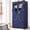 Blue, variant on Portable Wardrobe Closet with Dustproof Non-Woven Fabric 34 Inch Clothes Hanging Rack for Bedroom