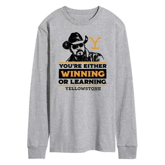 Yellowstone - Your Either Winning Or Learning - Men's Long Sleeve T-Shirt