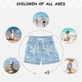 thumbnail image 6 of FORMRS Boys Swim Trunks Quick Dry Mesh Liner Boardshorts Sizes XS-XL, Blue Snowflake, 6 of 7