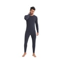 thumbnail image 2 of Thermal Underwear for Men Long Johns with Fleece Lined Base Layer Men Winter Hunting Gear Sport Top Bottom 3 Full Thermal Set (S - 3XL), 2 of 9