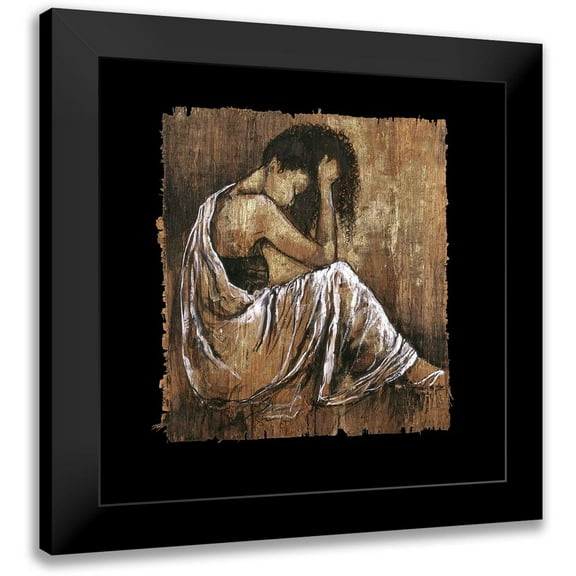 Stewart, Monica 12x12 Black Modern Framed Museum Art Print Titled - Soulful Grace I