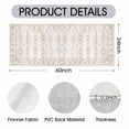 thumbnail image 5 of Washable Kitchen Runner Rug 2x5 ft, Non-Slip Soft Low Profile Kitchen Runner Rug with PVC Backing, Farmhouse Vintage Distressed Floral Oriental Rug for Kitchen Sink, Hallway & Laundry Room, 5 of 6