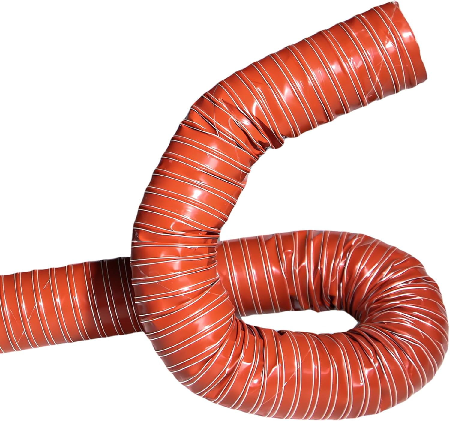 2in Dryer Vent Hose:Flexible Air Intake Hose High Temperature Resistance and Flame Retardant,Exhaust Duct Hose Suitable for Dryers, Printing Presses, Blowers, Automotive Engines, etc (2in,6.5ft/2m)