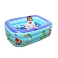thumbnail image 2 of DeeCozy Inflatable Pool Cartoon Cute Interesting Three home Layers Air Tub, 2 of 8